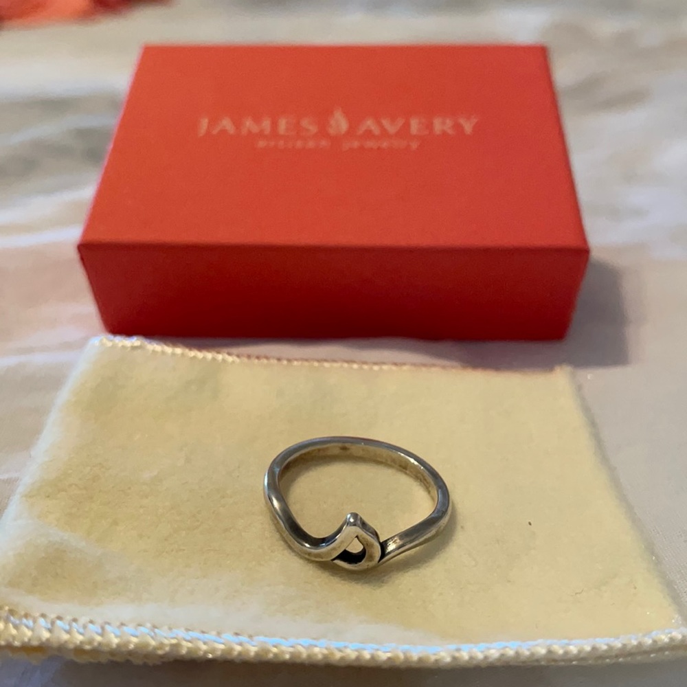James Avery S initial ring